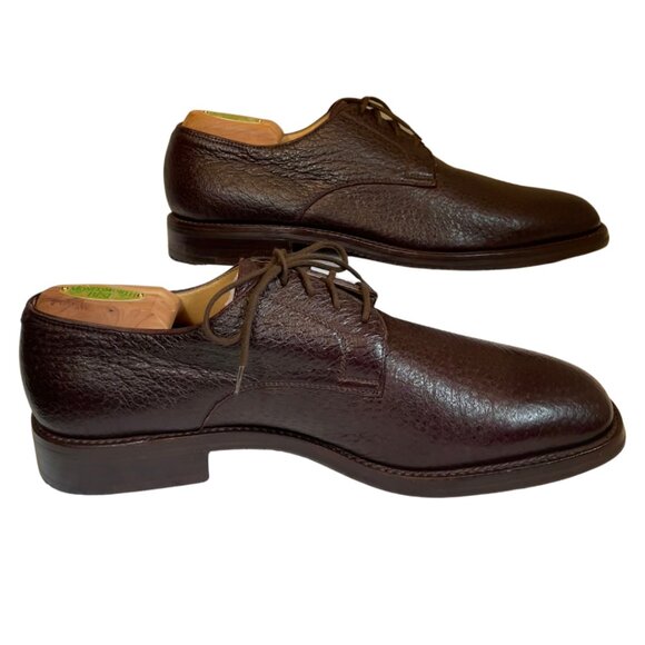 Gravati, Plain Toe Oxford, Bison leather, brown, Size 10 M main image 7